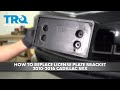 How to Replace License Plate Bracket 2010-2016 Cadillac SRX