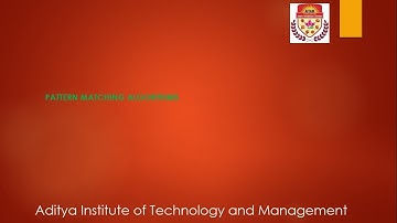 Pattern Matching Algorithms