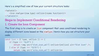 How to Dynamically Render Icons in a React Table Based on Data Type