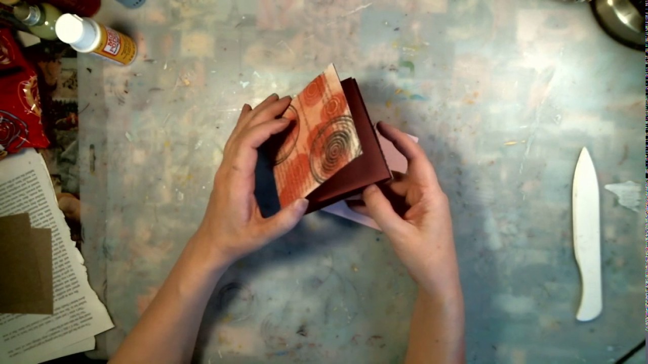 4 Inch Meander Book with Cover