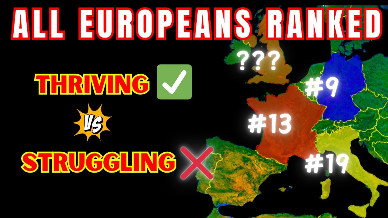 The TRUTH About Europe: Salary vs. Cost of Living (ALL Countries RANKED WORST TO BEST)