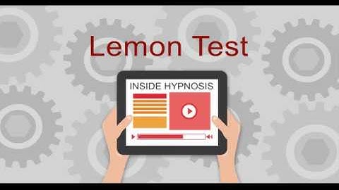 Hypnosis lemon Test