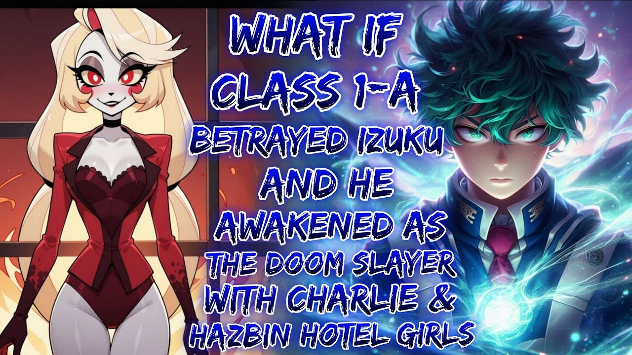 What If Class 1 A Betrayed Izuku And He Awakened As The Doom Slayer With Charlie & Hazbin Girls