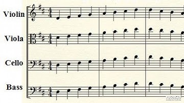 String Warm-Up #117 D Major Scale