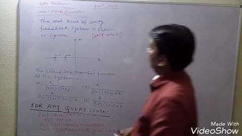 SOLUTIONS OF GATE ROOT LOCUS  PROBLEMS 1