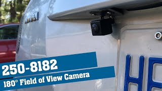 Hinge-Mount Backup Camera With 180 Degree View