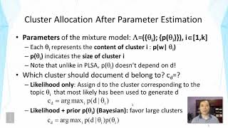 03 03 3 3 Text Clustering Generative Probabilistic Models Part 2 00 08 37