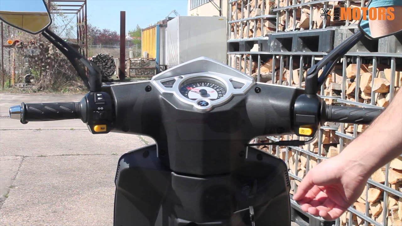 Peugeot Speedfight 3 - Zündschloss und Tacho - YouTube