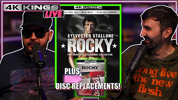 ROCKY 4K: THE KNOCKOUT STEELBOOK COLLECTION, Plus: DISC REPLACEMENTS! | Rocky V 4K & Rocky Balboa 4K