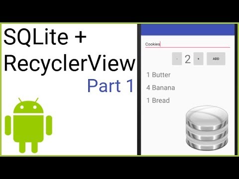 SQLite + RecyclerView - Part 1 - CONTRACT AND SQLITE OPEN HELPER - Android Studio Tutorial