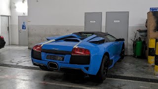 1 of 1 Nova Blu Murcielago Roadster! Tailor made SF90 Spider & more!! | Exploring Sin Ming Autocity