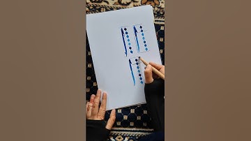 Learn. How to write alif? Easy tutorial 👩🏻‍🎨 #calligraphy #art #arabiccalligraphy