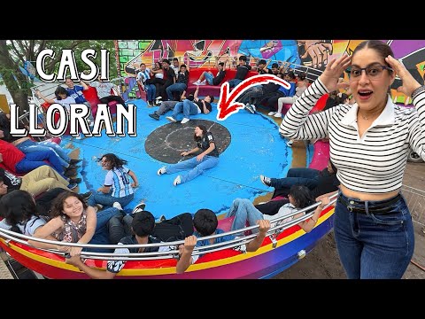 CAÍDAS en el TAGADÁ BRUTAL en CAMPO de la FERIA de FIESTAS JULIAS 🇸🇻 SANTA ANA | Celinaz El Salvador