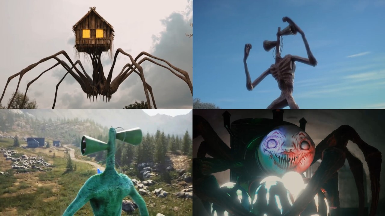 Siren Head - Coffin Dance Song Battle #sirenhead #househead