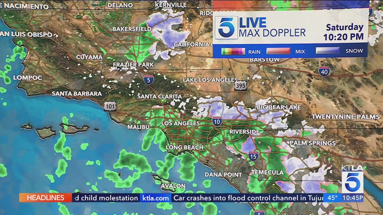 Storms continue this week in Southern California - YouTube