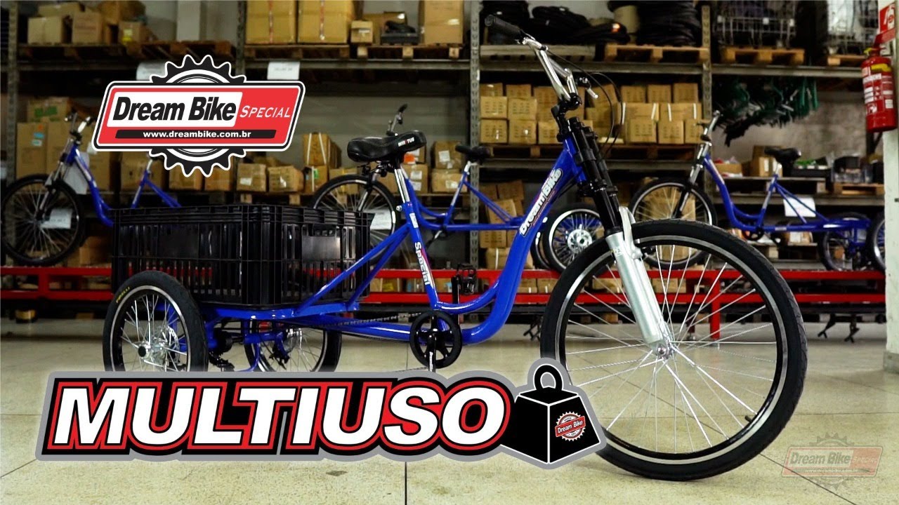 TRICICLO CARGA MULTIUSO DREAM BIKE YouTube