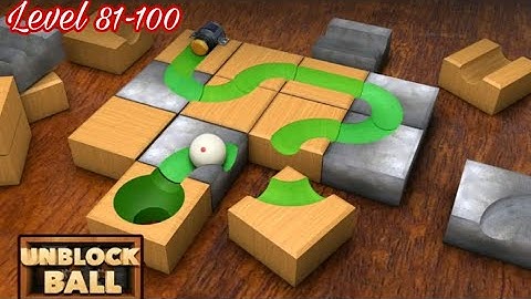 Unblock Ball - Block Puzzle / Level 81-100 Complete / iOS Gameplay