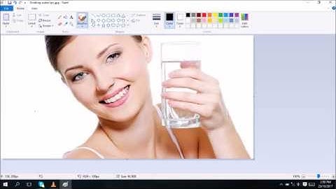 How to Set Resolution with Ms paint