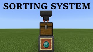Minecraft Item Sorter Tutorial
