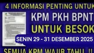 KABAR SALUR PENTING BESOK SENIN KPM PKH BPNT YG MENANTI BANSOS PKH BPNT TAHAP 1 2025 CAIR SIMAK