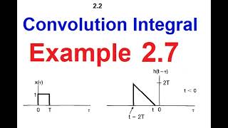 (E)SS(O) Ex 2.7 || Continuous-Time LTI Systems: Convolution Integral for Finite Signals