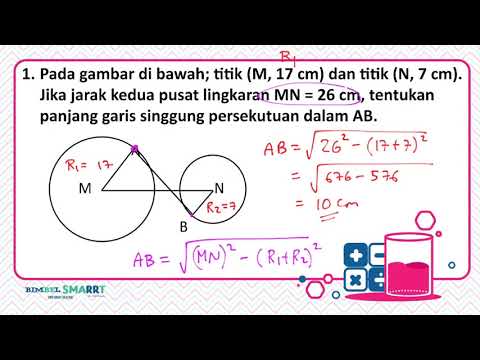 Soal dan pembahasan garis singgung lingkaran