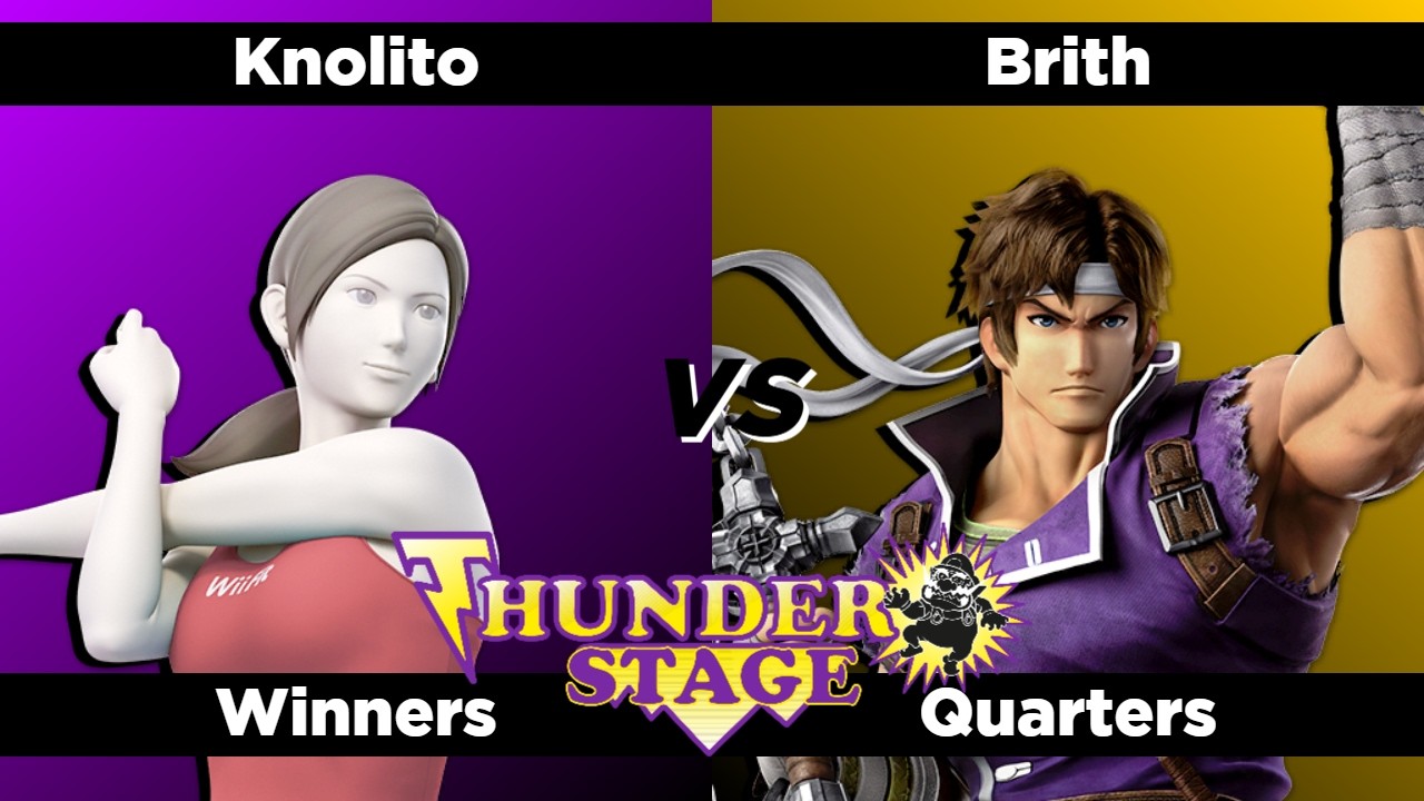 TS 87 - Knolito (Wii Fit Trainer) Vs. Brith (ROB, Richter) Smash Ultimate - SSBU
