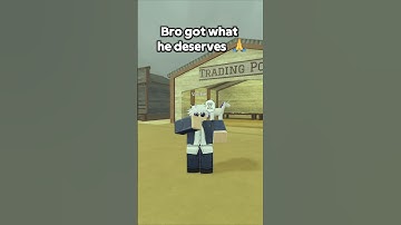 Bro got what he deserves 🙏 || Dead rails #deadrails #roblox #pvp