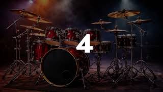120 bpm drums backing track 4/4 drum beat shuffle