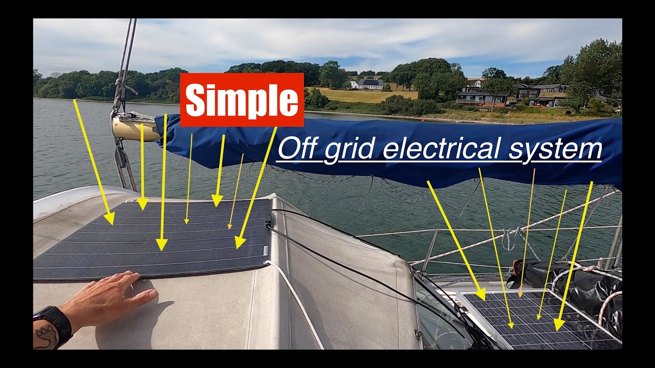 Simple off grid electrical system on my boat