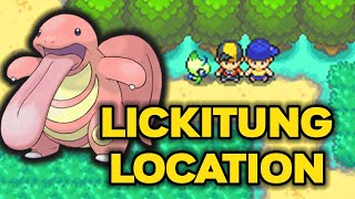 How to Catch Lickitung in Pokemon HeartGold or SoulSilver!