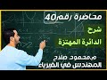 محاضرة 40 الفصل الرابع شرح الدائرة المهتزة فيزياء 3 ثانوي مع م محمود صلاح