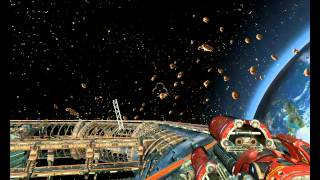 Unreal Tournament 3 space map gameplay.