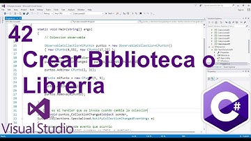 Tutorial C# nivel Avanzado 42 --- Crear Biblioteca o Librería