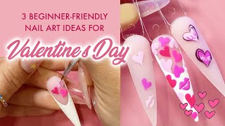 BEGINNER-FRIENDLY Valentine's Day Nail Design Ideas!
