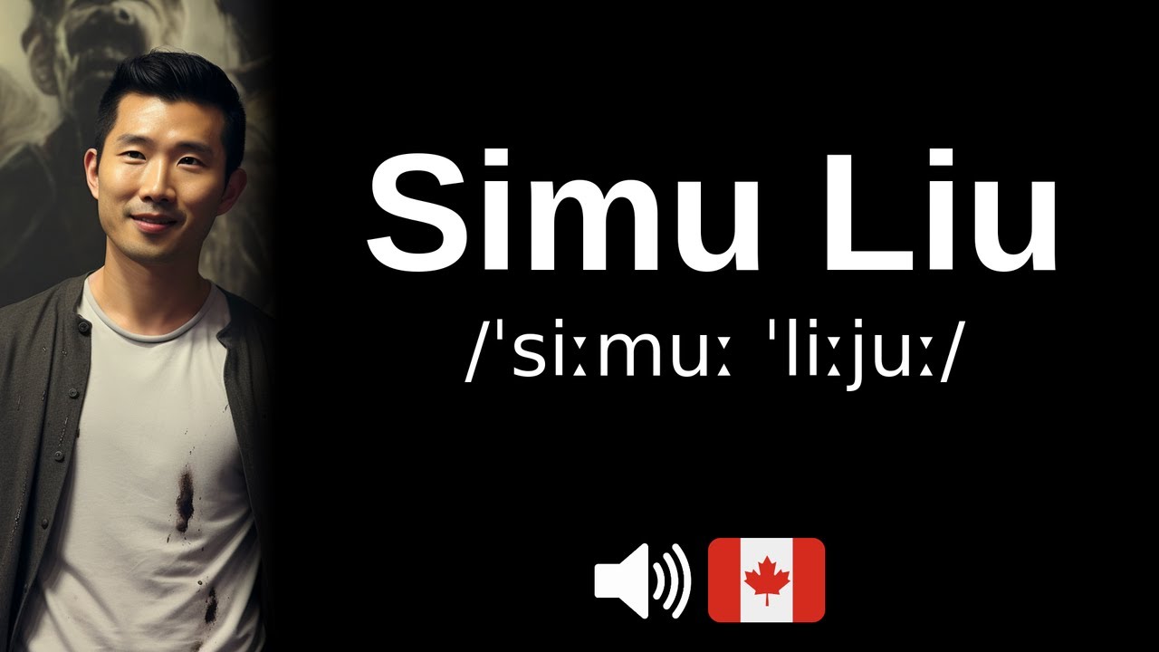How to pronounce 'Simu Liu' (CORRECTLY!)