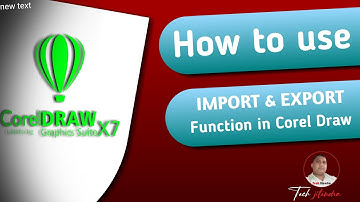 How to use import and export function in Corel Draw#shortviralvideos @Techjitendra2.0