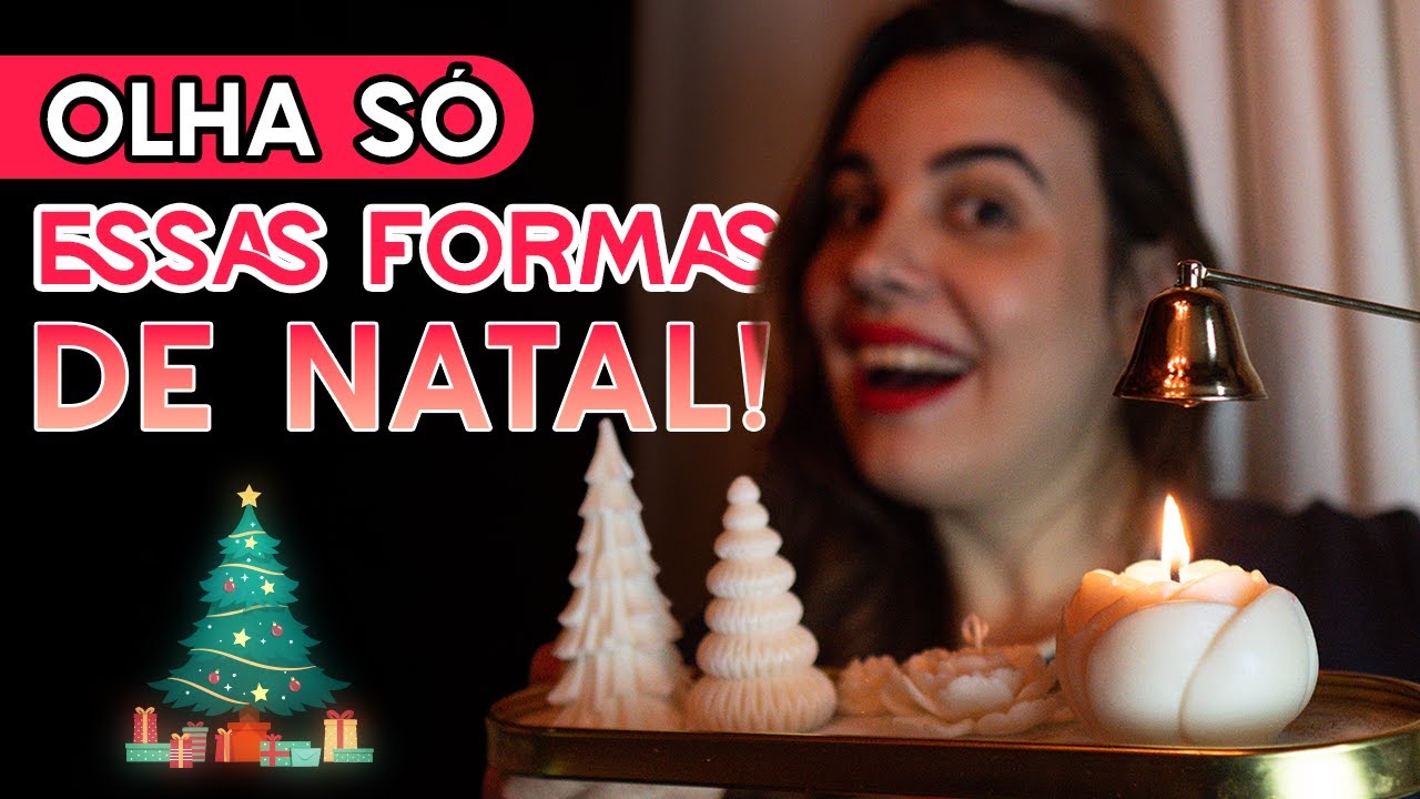 Como Usar Formas de Silicone Premium para Velas de Natal