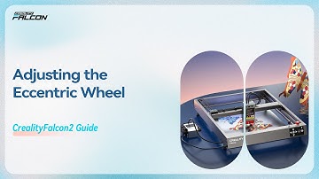 How to adjust the Eccentric Wheel on your CrealityFalcon2 Laser Engraver & Cutter?