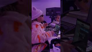 #nafesmallz making Nostalgic 🔥 with his producers #studio #session #recording #producer