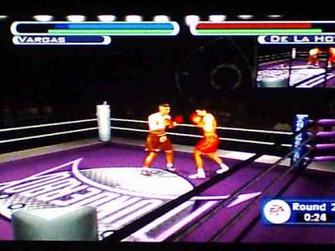 Knockout kings 2001 Fernando Vargas vs Oscar de la hoya