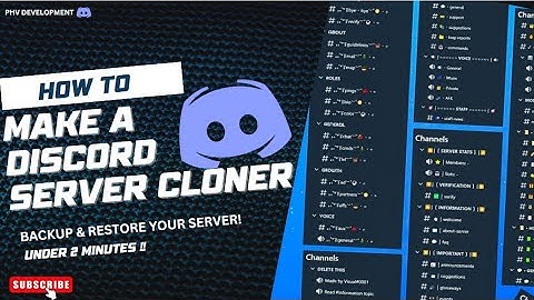How to Clone a Discord Server | Discord server Cloner 2025 | PHV