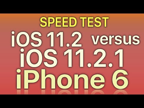 iPhone 6 : iOS 11.2 vs iOS 11.2.1 Speed Test Build 15C153