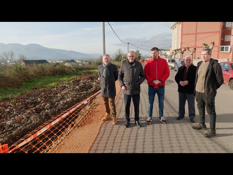 El Ayuntamiento de Ponferrada renueva 200 metros de acera en la Avenida de Extremadura