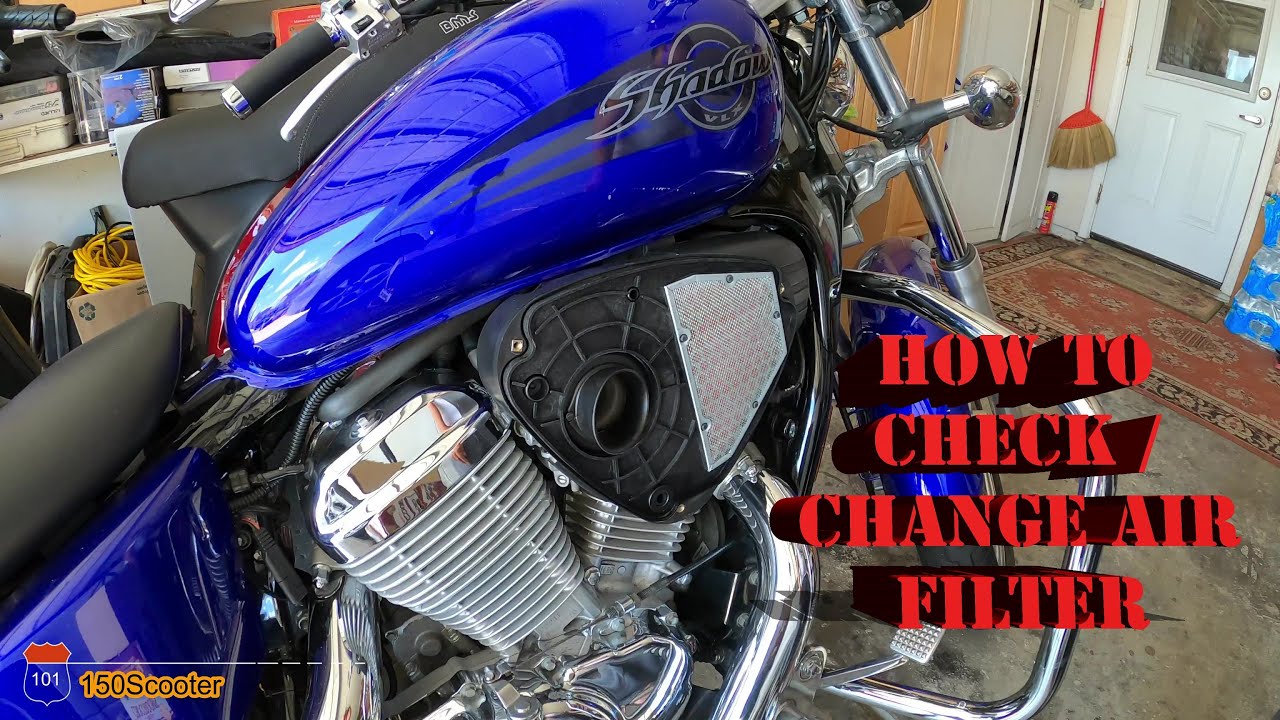 Honda Shadow VLX 600 Check or Replace Air Filter | 150Scooter