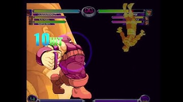 MvC2 - Omega Red launch and BB Hood into Juggernaut tag in to Headcrush NO POWER UP