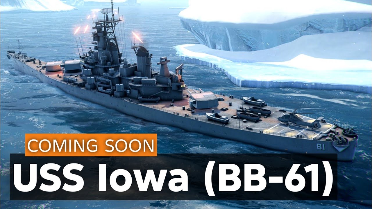 Modern Warships New Leaks - USS Lowa (BB-61) July Event Gacha BattleshipShip🔥