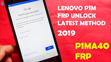 Lenovo P1M (P1ma40) FRP Lock Byoass Latest Method 1 2019