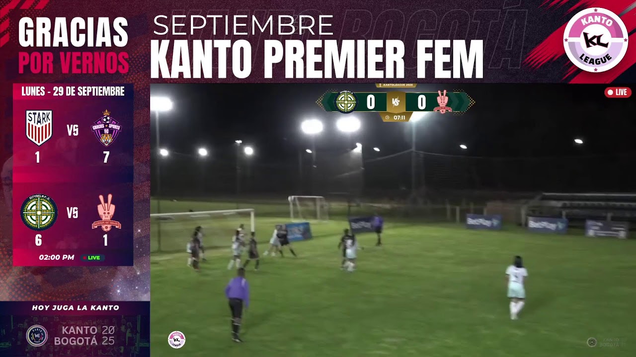 KANTO PREMIER FEMENINA | STARK FC vs CRACKS SPORTS | CITYDELA FC vs QUEENS OF MAGIC | @juccacaster