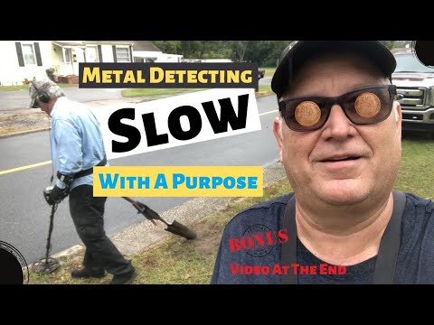 How To Go Metal Detecting | Slow With A Purpose/ Police Story At The End From The COPTECH Vault
